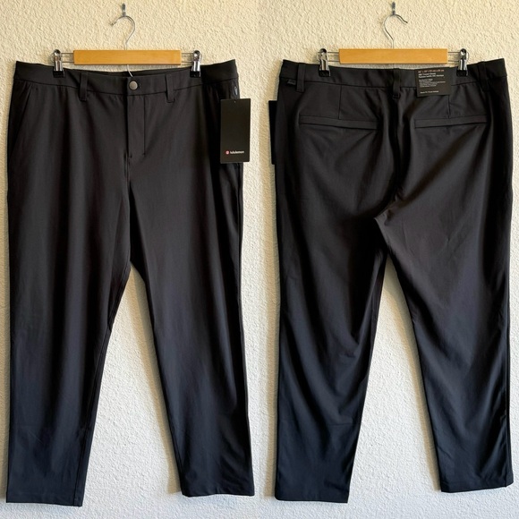 Lululemon ABC Trouser Pant Classic 32” Obsidian Charcoal Gray Black Men’s 36 - Picture 2 of 7
